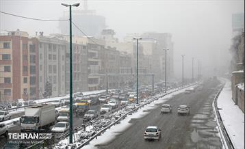 عملیات برف‌روبی در پایتخت 1