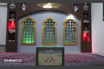وداع با پیکر مطهر شهید مدافع حرم سیدعلی حسینی 5