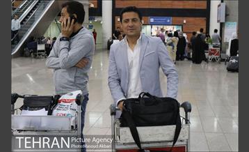 استقبال از علی رضا فغانی داور مسابقات جام کنفدراسیون ها