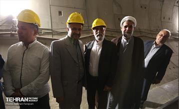 بازدید اعضای شوراهای شهر مراکز استان‌ها از کارگاه خط ۱۰ مترو تهران 8
