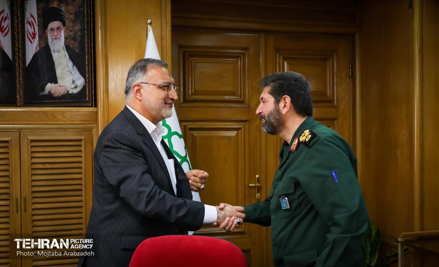 دیدار فرمانده سپاه محمد رسول الله (ص) با شهردار تهران 27