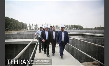 بازدید اعضای شورا شهر از تصفیه خانه فاضلاب فیروزبهرام 23