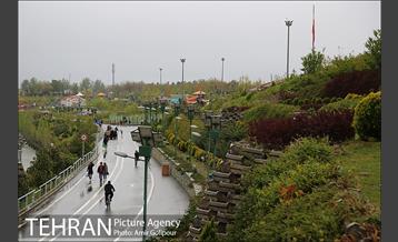 بهار بارانی تهران در روز طبیعت 11