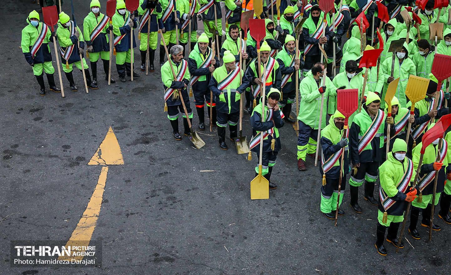 مانور برف روبی شهرداری منطقه 6 29