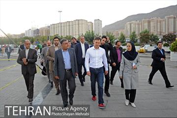 بازدید شهردار بلگراد از دریاچه خلیج فارس و آبشار تهران 1