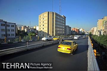 بازگشایی نیمه جنوبی پل کریمخان 10