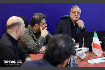 نشست شهردار تهران با معاون حمل و نقل و ترافیک شهرداری 11