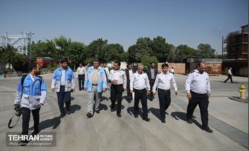 بازدید رییس مدیریت بحران کشور از مرکز آموزش آتش‌نشانی شهرداری تهران 8