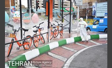 ضدعفونی معابر سطح شهر 12