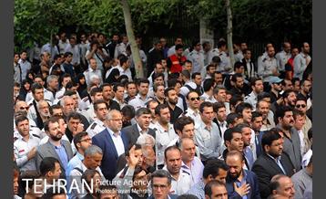 مراسم تشییع پیکر شهید آتش نشان علی قانع 20