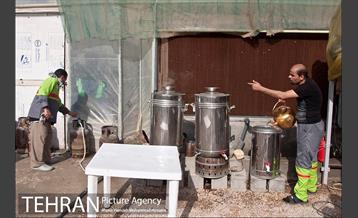 خدمات رسانی نیرو های خادم الحسین (ع) در کربلا 12