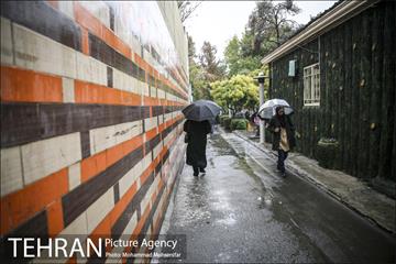 بارش باران پاییزی در تهران 4