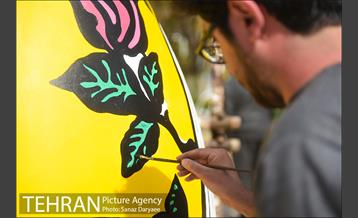 جشنواره تخم مرغ های رنگی در میدان هفت حوض 7