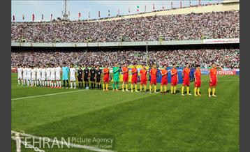دیدار تیم های فوتبال ایران و چین