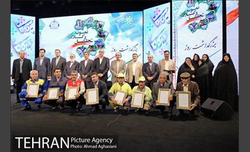 تجلیل از کارگران نمونه شهرداری تهران 37