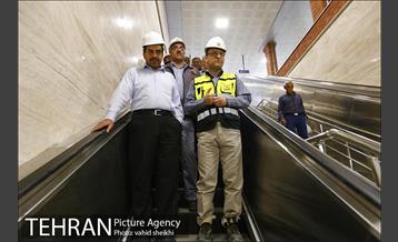 بازدید مدیرعامل متروی تهران از بخش میانی خط 7 مترو 5