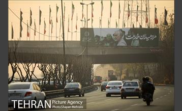 سیاه پوش شدن تهران در سالگرد شهادت سردار سلیمانی 27