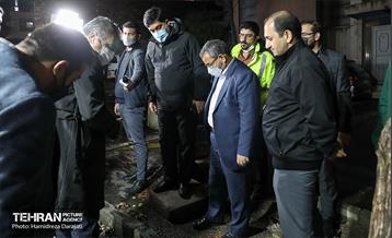 بازدید معاون خدمات شهری و هماهنگی‌امورمناطق از وضعیت ابگرفتگی مناطق یک،سه و پنج 18