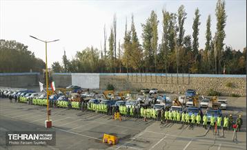 مانور برف روبی شهرداری منطقه 5