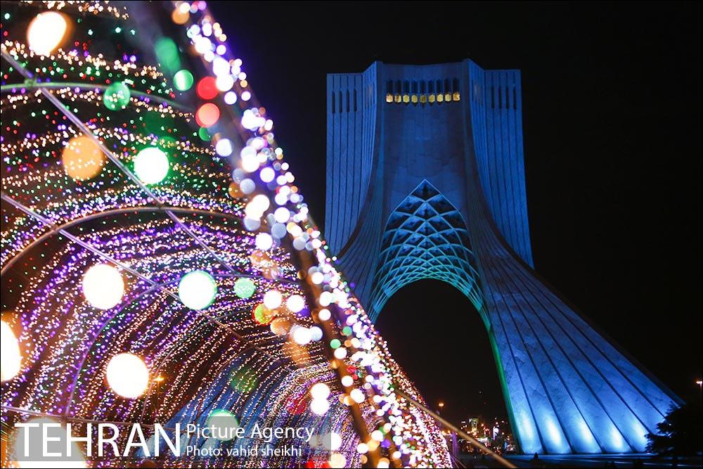 آذین بندی خیابان آزادی به مناسبت نیمه شعبان  15