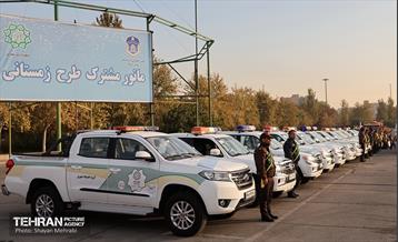 رزمایش زمستانه مشترک شهرداری تهران و پلیس راهور 41