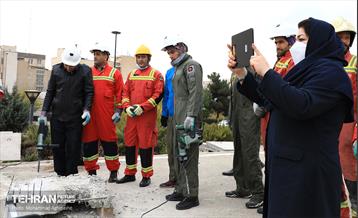 بازدید اعضا شورا شهر تهران از سازمان مدیریت بحران  4