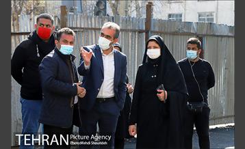 بازدید شهردار منطقه ۷ از روند اجرای پروژه های توسعه محله ای ۱۴۰۰