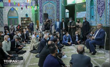 حضور شهردار تهران در مسجد ارشاد شهر ری 20