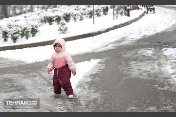 صبح برفی بوستان ملت 14