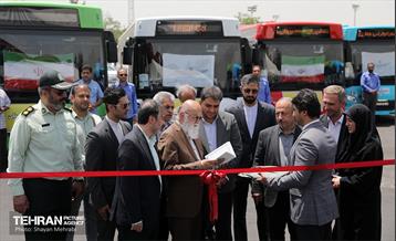 رونمایی از ۱۰۰ دستگاه اتوبوس ناوگان حمل و نقل عمومی شهر تهران 5