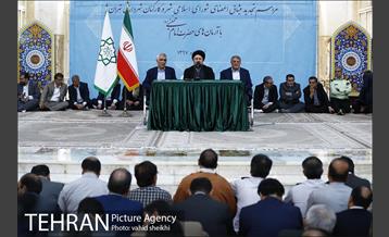 آیین تجدید میثاق شهردار و رییس شورای شهر تهران با آرمان‌های امام راحل (ره) 30