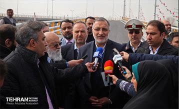 آیین افتتاح تقاطع غیر همسطح شهید آوینی 2