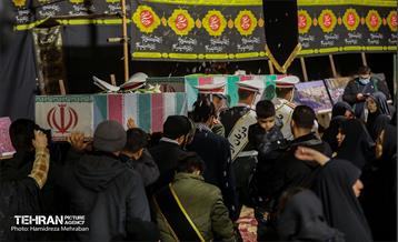 مراسم وداع با پیکرهای مطهر ۱۱۰ شهید گمنام دفاع مقدس 9