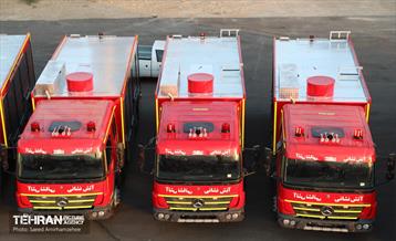 رونمایی از تجهیزات جدید سازمان آتش نشانی تهران  17