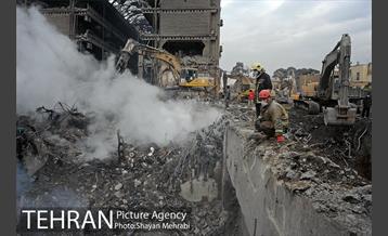 هشتمین روز آواربرداری ساختمان پلاسکو-2 17