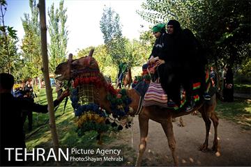 حرکت نمادین کاروان اُسرای کربلا در ده ونک 4