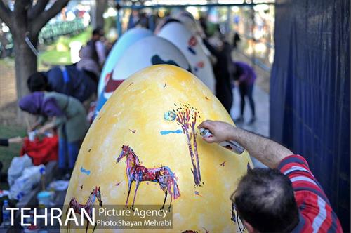 جشنواره تخم مرغ رنگی در بلوار کشاورز 29