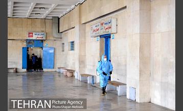 ضد عفونی پایانه مسافربری غرب 15