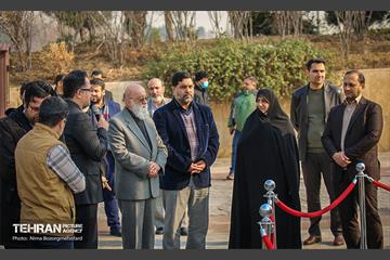 مراسم رونمایی از سازه حجمی عروج 15