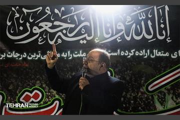 عزاداری هفتمین شب شهادت رهبر انقلاب در میدان دوم نازی آباد 10
