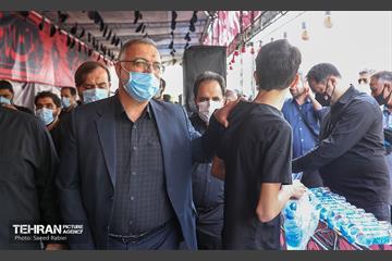 حضور شهردار تهران در مراسم پیاده روی جاماندگان اربعین حسینی 5