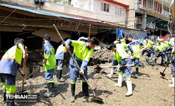 گل روبی و عملیات جست و جوی مفقودین سیل منطقه کن