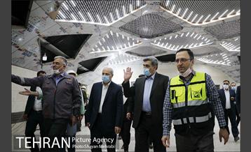 بازدید شهردار تهران از خط 6 مترو تهران 27