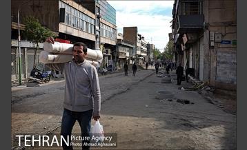 سنگ فرش شدن خیابان پامنار‎  14