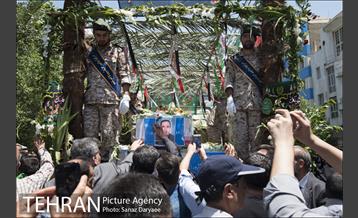 تشییع شهدای حادثه تروریستی تهران 2