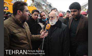 حضور مسوولان در حادثه پلاسکو 16