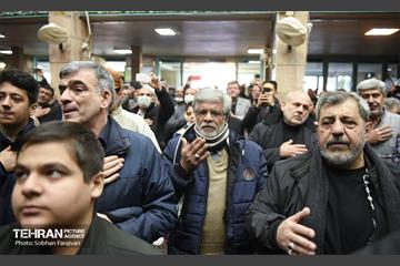 تشییع پیکر شهید گمنام در مسجد حجت(عج) 13