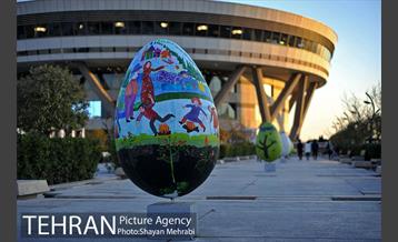 برج میلاد میزبان لاله های بهاری و تخم مرغ های رنگی 21