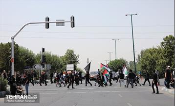 دسته عزاداری دانشگاه امام صادق(ع) در ظهر تاسوعا 22