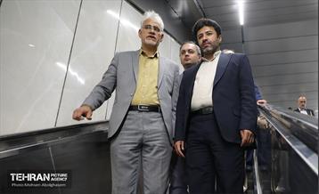 بهره برداری از ورودی شمالی ایستگاه مترو سهروردی 13